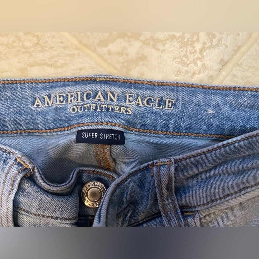 American Eagle Outfitters Women's Light Blue Jeggings
